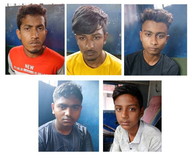 গাঁজা সেবনের পর শিশু জুঁইকে পালাক্রমে ধর্ষণ ও শ্বাসরোধে হত্যা করে পাঁচজন